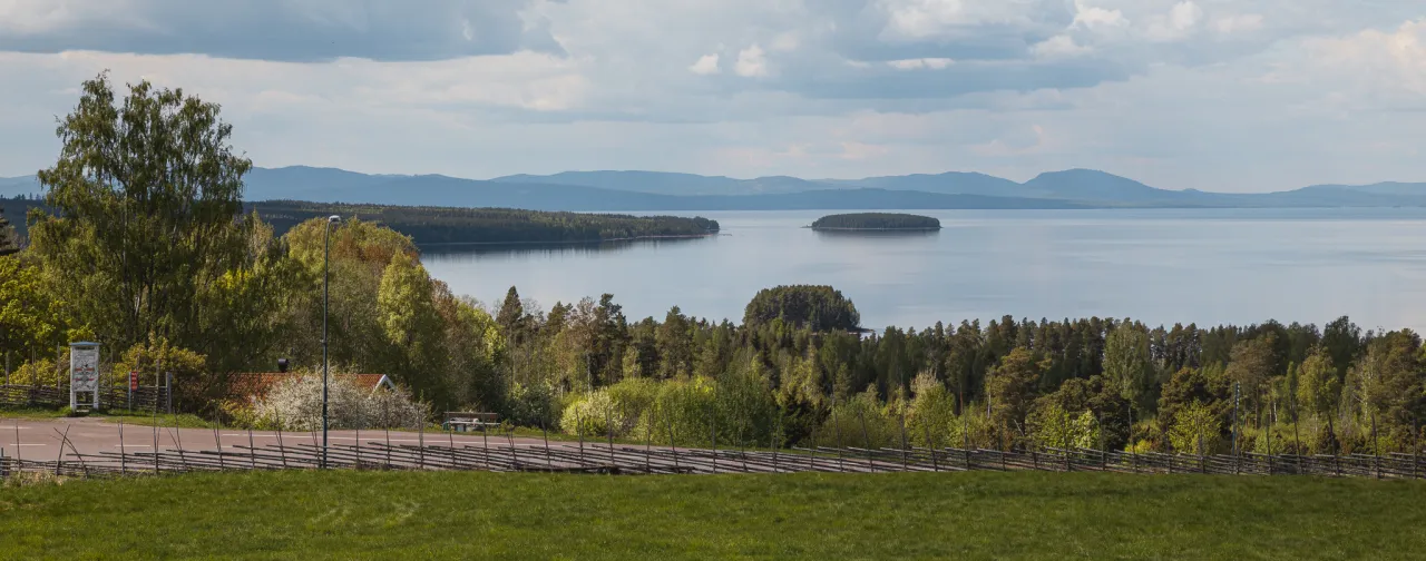 Utsiktsplats vid majstången i Tällberg.