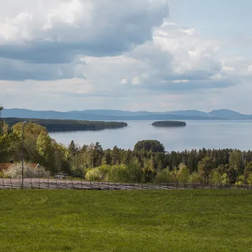 Utsiktsplats vid majstången i Tällberg.