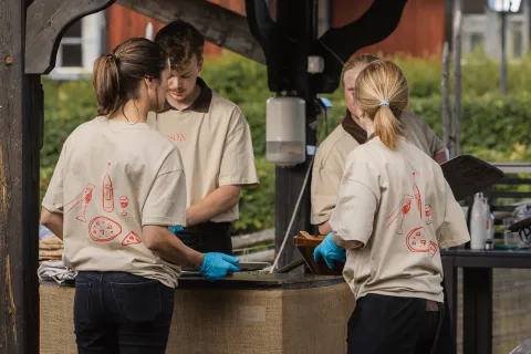 Personal på Dalmål Kafé & Hantverk